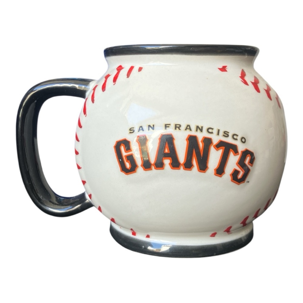 MLB Black and White Baseball Mug